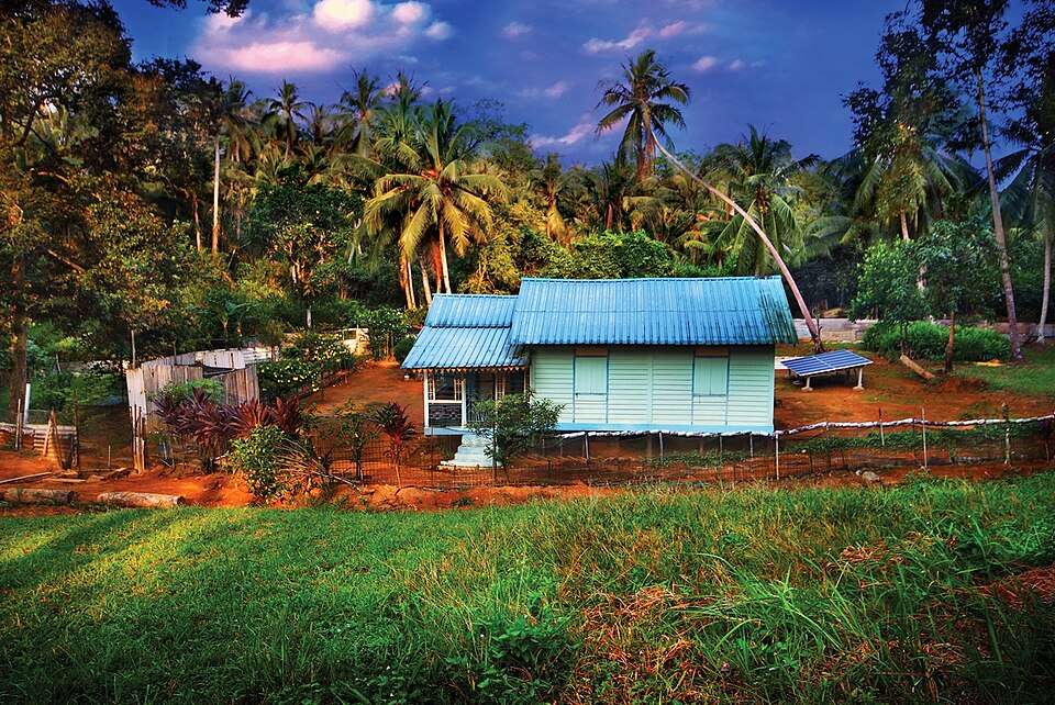 A kampong house on Pulau Ubin